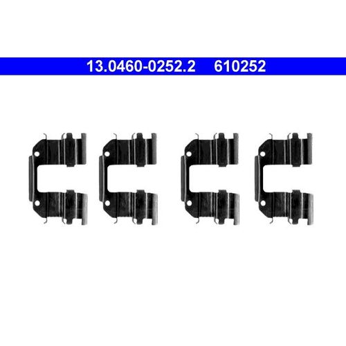 ZUBEHÖRSATZ BREMSBELAG ATE 13.0460-0252.2 VORNE FÜR CHEVROLET MATIZ M200, M250