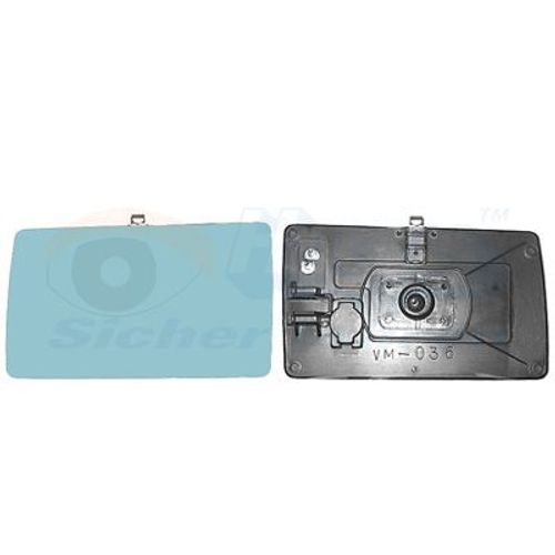 SPIEGELGLAS VAN WEZEL 3024835 - LINKS FÜR MERCEDES 124 W124