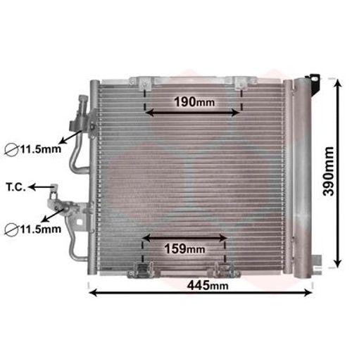 KONDENSATOR VAN WEZEL 37005368 FÜR OPEL ASTRA H KOMBI L70