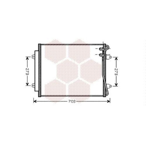 KONDENSATOR VAN WEZEL 58005226 FÜR VW PASSAT 362