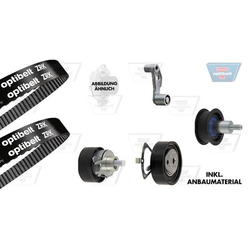 WASSERPUMPE + ZAHNRIEMENSATZ OPTIBELT KT 1209 W2 FÜR VW GOLF 4 1J