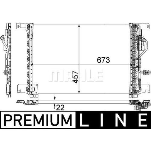 KONDENSATOR MAHLE AC 283 000P