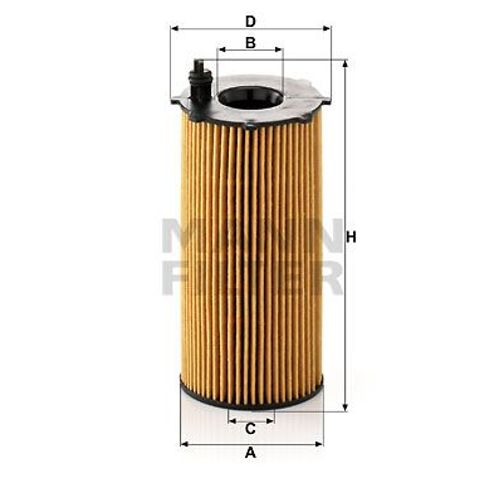 ÖLFILTER MANN-FILTER HU 820/2 X FÜR JEEP WRANGLER III JK