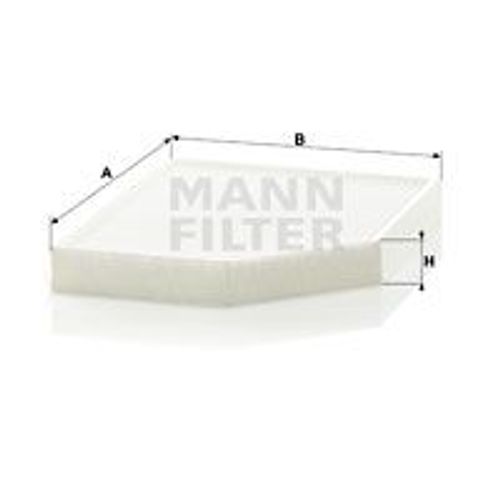 INNENRAUMFILTER MANN-FILTER CU 2450 FÜR AUDI A4 8K2 B8