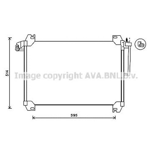 KLIMAKONDENSATOR AVA QUALITY COOLING SBA5074 FÜR CHEVROLET TRAILBLAZER KC