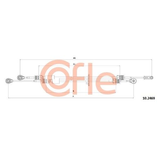 SEILZUG SCHALTGETRIEBE COFLE 10.2469 FÜR FORD TRANSIT