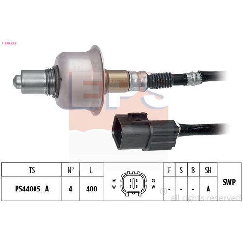 LAMBDASONDE EPS 1.998.275 FÜR KIA RIO 3 UB