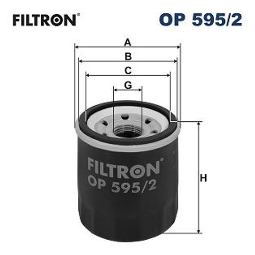 ÖLFILTER FILTRON OP 595/2 FÜR KIA RIO 4 FB SC YB