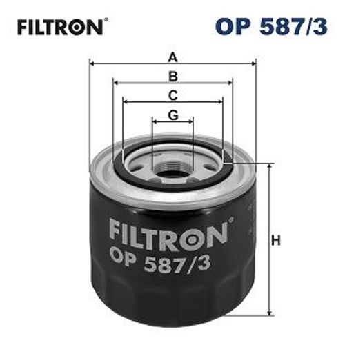 ÖLFILTER FILTRON OP 587/3 FÜR MITSUBISHI L200