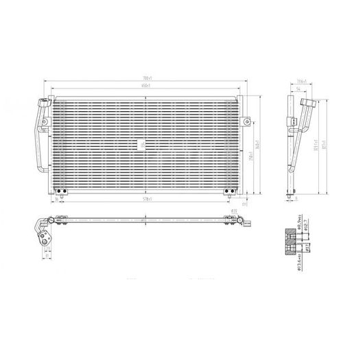 KLIMAKONDENSATOR HART 606 217 FÜR VOLVO S40 I VS