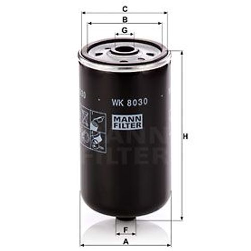 KRAFTSTOFFFILTER MANN-FILTER WK 8030 FÜR HYUNDAI I30 FD