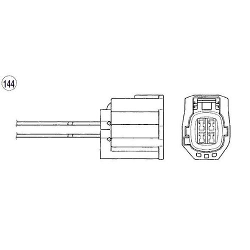 LAMBDASONDE NGK 90396 - VOR KATALYSATOR FÜR MAZDA 5 CR19