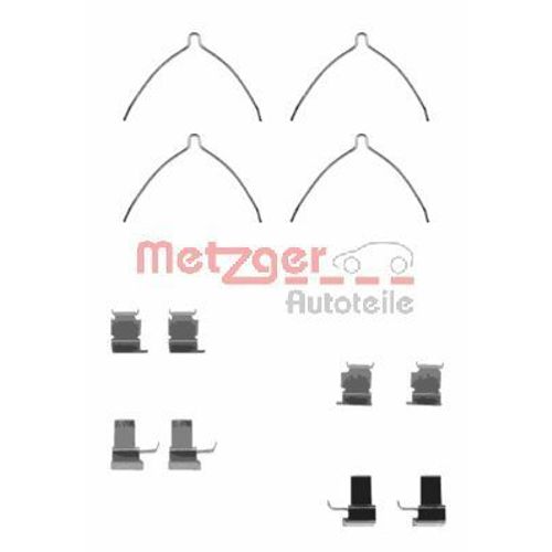 ZUBEHÖRSATZ SCHEIBENBREMSBELAG METZGER 109-1261 FÜR TOYOTA PREVIA R1 R2